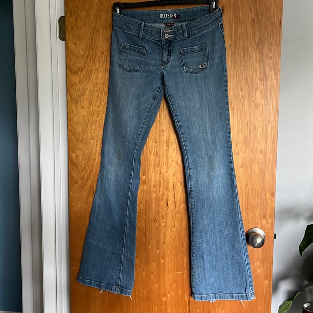 Hollister stretch low rise jeans